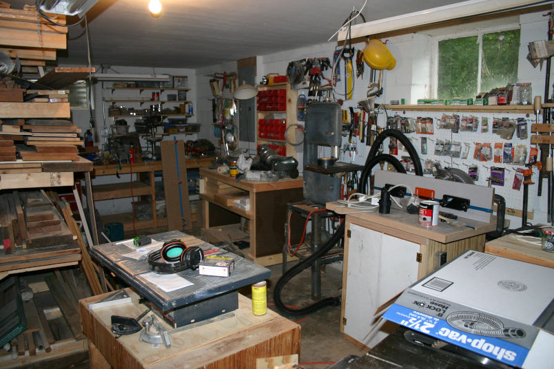 Our Fayetteville Home Garage Wood Shop