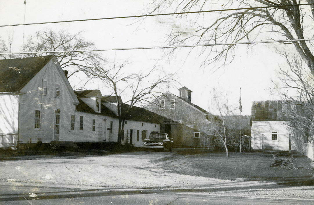 South of farmbuildings in 1971
