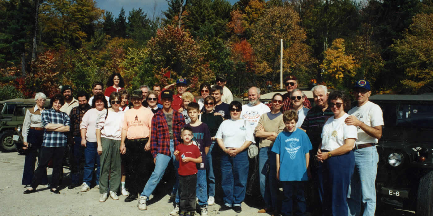 Merrimack Valley Military Vehicle Collectors and friends in 1994