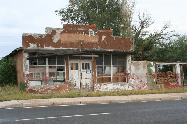 abandoned grocery store