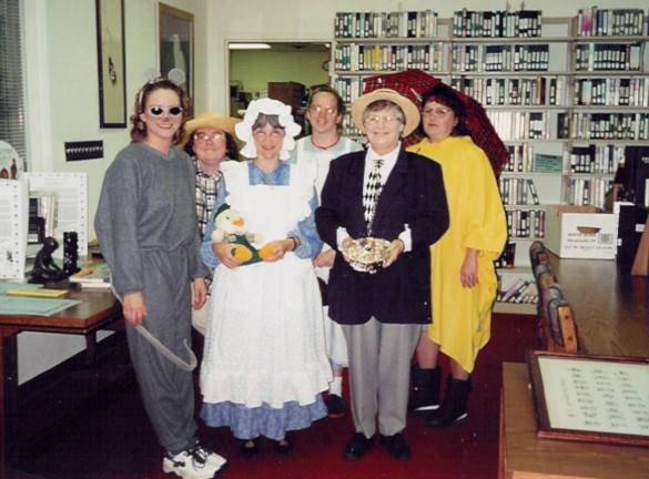 Library Staff in Costume