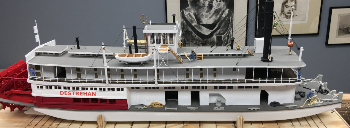starboard side completed model