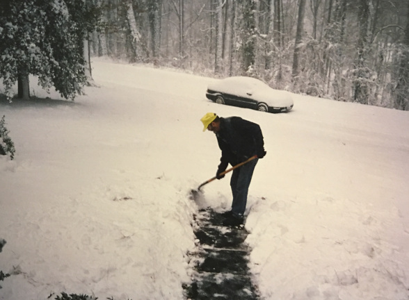 snow shoveling