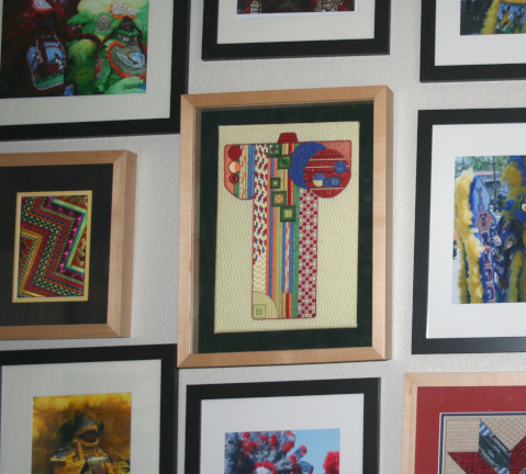 needlework and photos